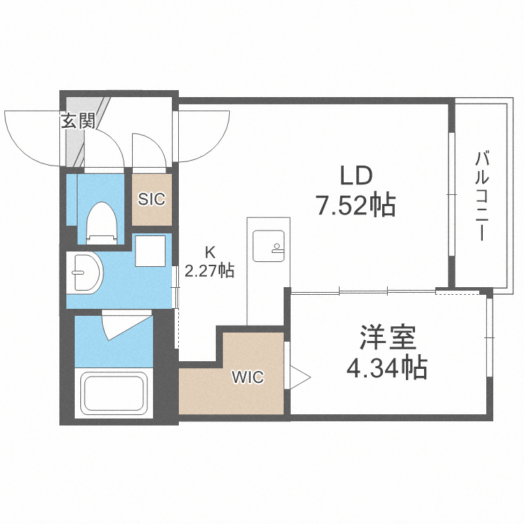 グランベールの間取り