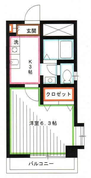 ラグーン三鷹の間取り