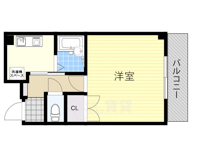 クリヨン千里北の間取り