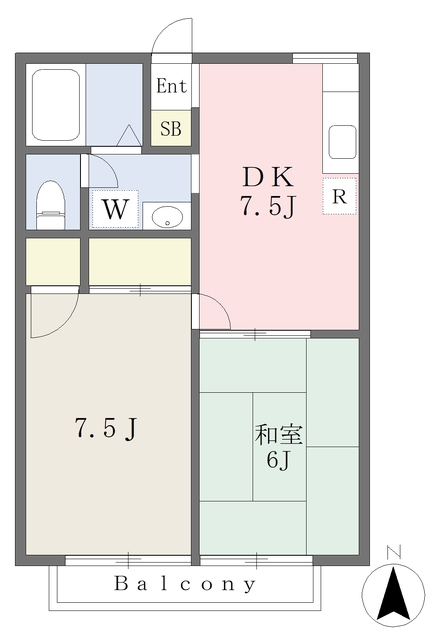 住友ハイツの間取り