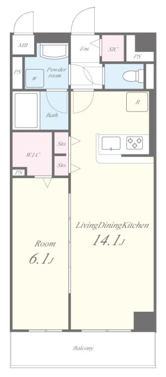 エストの間取り