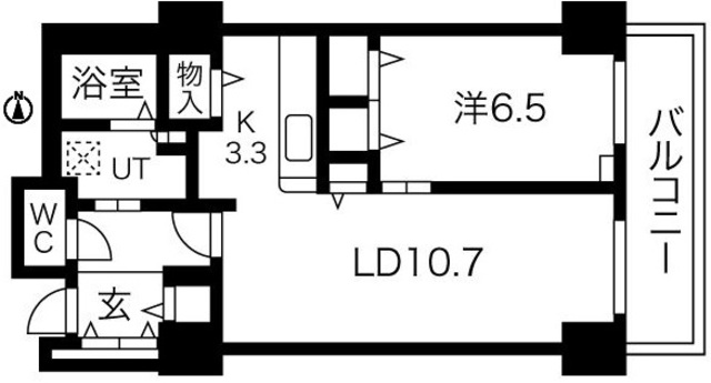 シティコート目黒の間取り