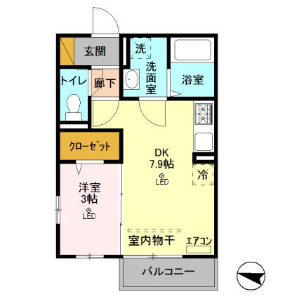 フェリーチェ(東所沢)の間取り