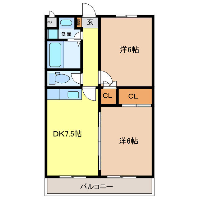 遠藤ハイツの間取り