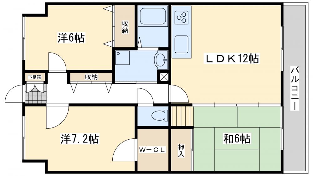 ルシオーレの間取り