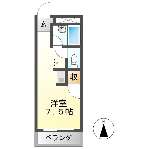 エントピア岐阜 Iの間取り