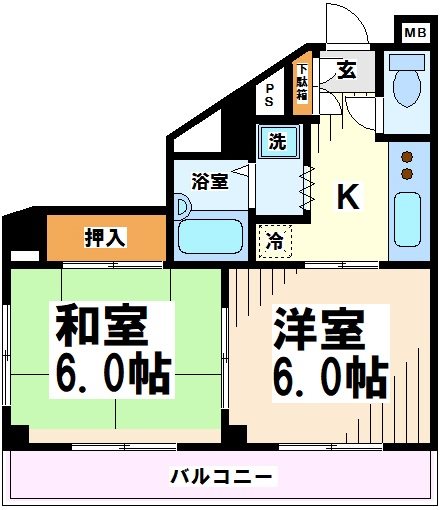 千津井レジデンスの間取り