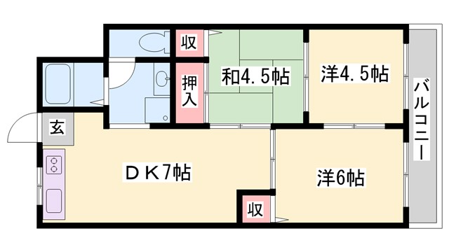 コーポかおりの間取り