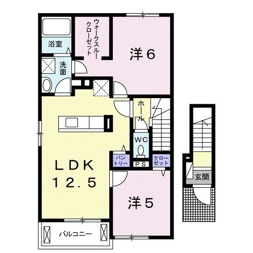 グラン　ソレイユの間取り