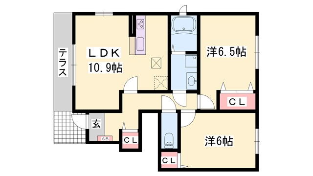 【カモミールIII　Ａの間取り】