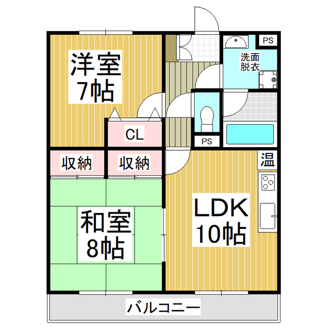 レジデンス市田の間取り