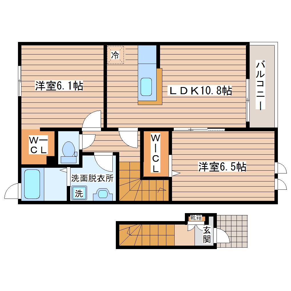 ガーデンコート　エアリーの間取り