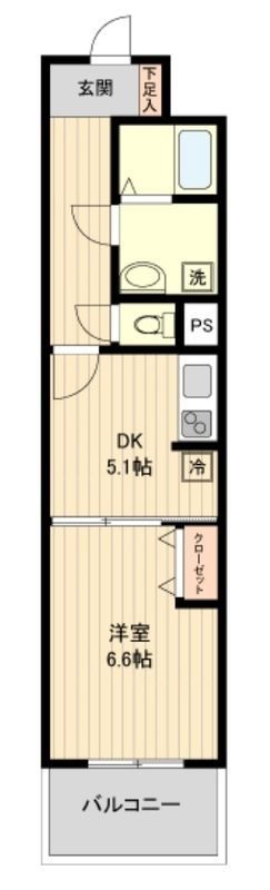 ＨＦ仙台五橋レジデンスの間取り