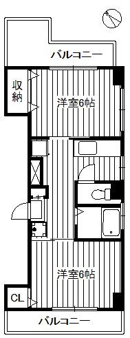 北町村上マンションの間取り