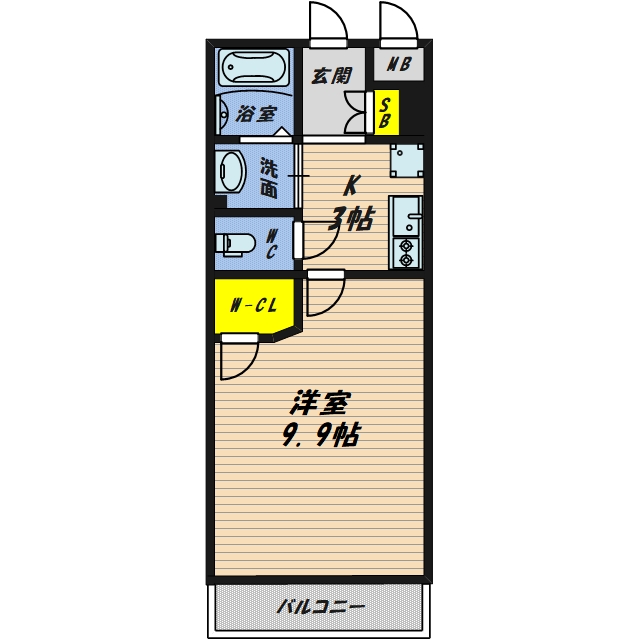 グレイスパルコートの間取り