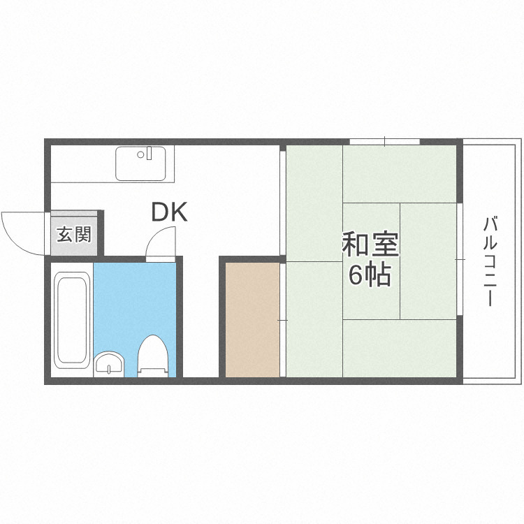 寿マンションの間取り