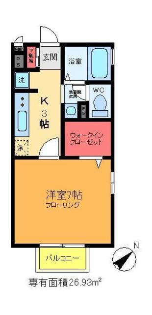 ソレイユ瑞江の間取り