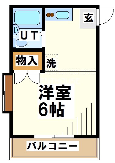 調布市国領町のアパートの間取り