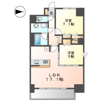 JS御園通の間取り
