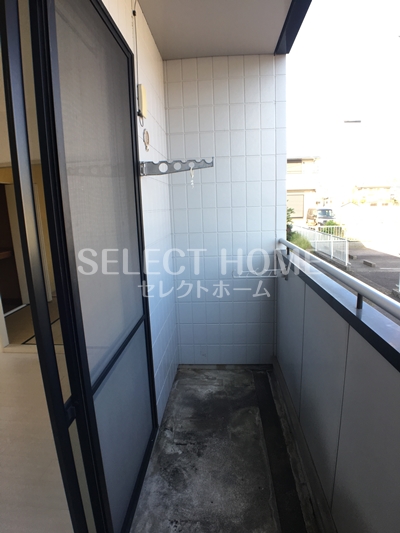 バルコニー　広々としたバルコニーです