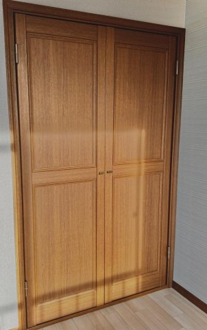 収納　部屋を広く使えるようにたっぷり収納スペースを用意しました