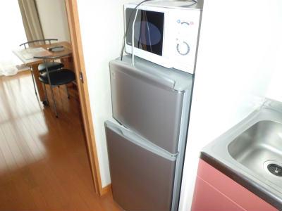 その他　冷蔵庫と電子レンジ。