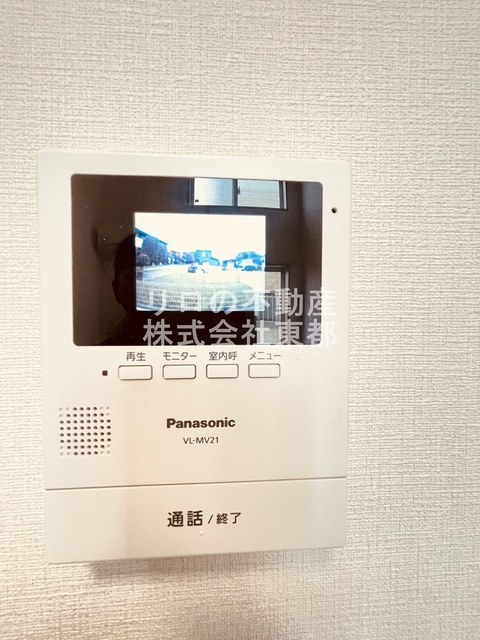 セキュリティ　ＴＶモニター付インターホンがあるので訪問者が一目でわかります