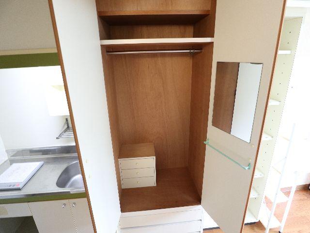 収納　収納があります