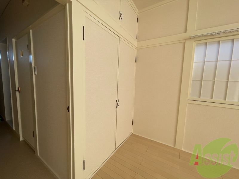 収納　クローゼットがありました。お洋服や荷物はここへ