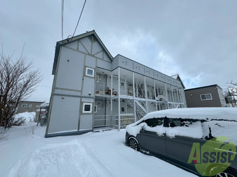 建物外観　札幌市北区あいの里４条「コートインディゴ」