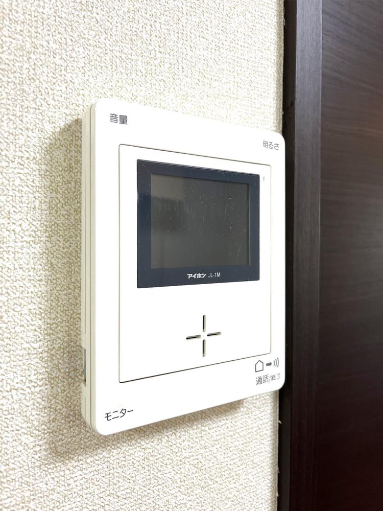 セキュリティ　来客者の顔が確認できるので安心！