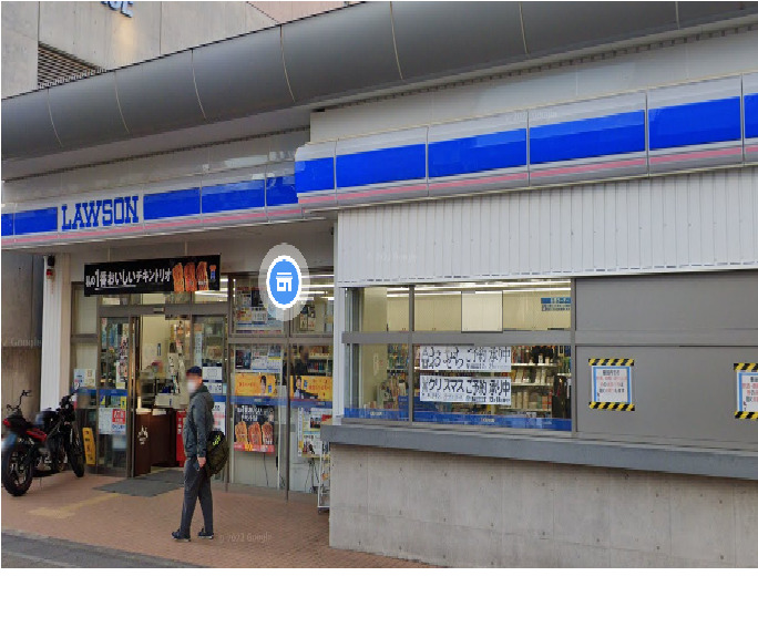 コンビニ　ローソン 神戸新開地四丁目店（コンビニ）まで343m