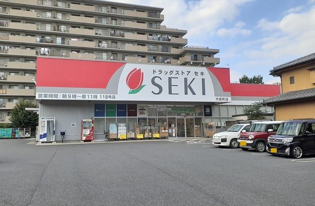 ドラックストア　ドラッグストアセキ　大成町店（ドラッグストア）まで800m