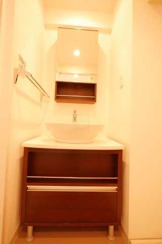 洗面設備　プライムアーバン千駄木の洗面所