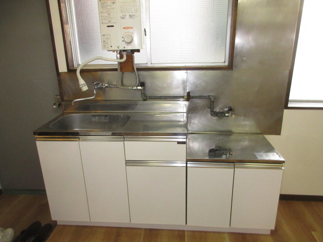 キッチン　ガスコンロ設置可