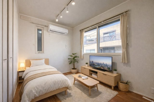 居室・リビング　家具配置イメージ画像です