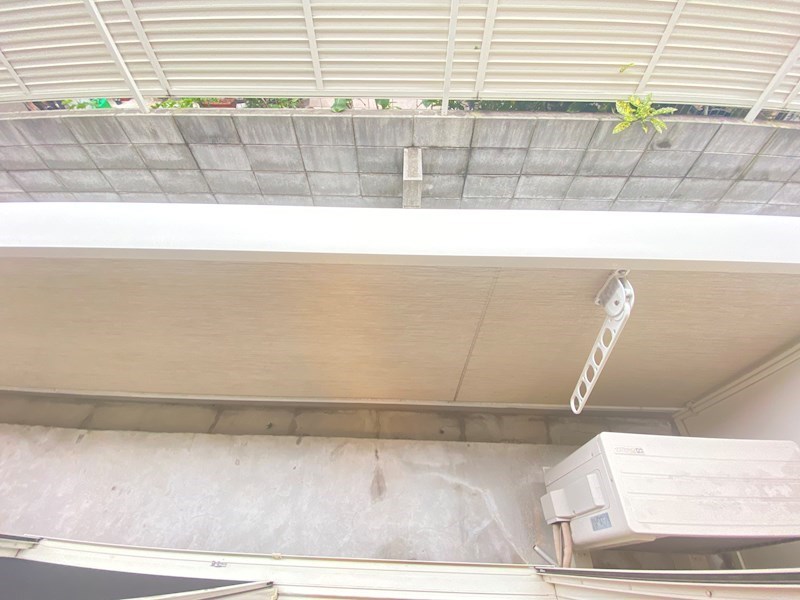 バルコニー　落ち着いた時間を過ごせるバルコニーです