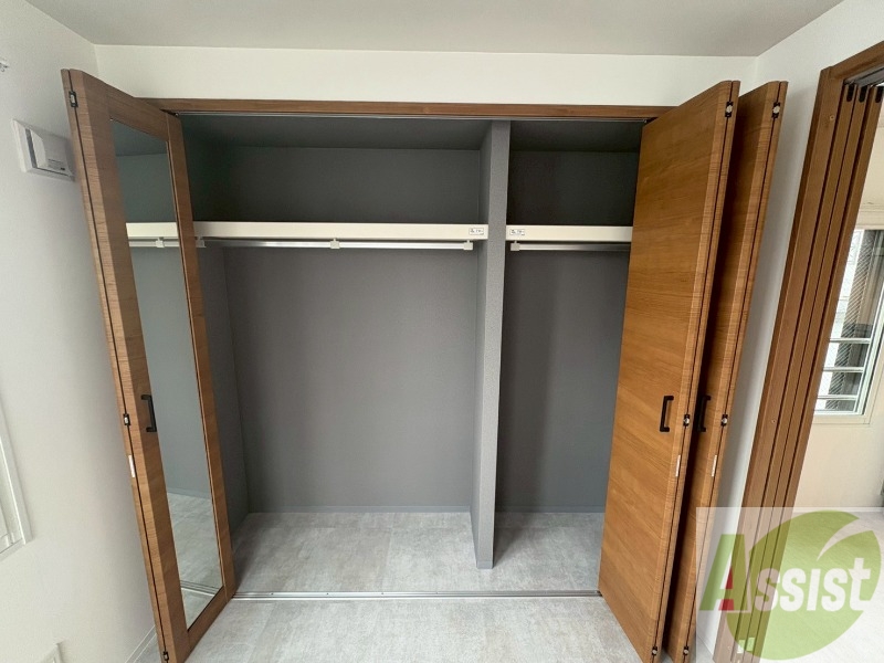 収納　収納もバッチリあるのでお部屋が片付きますよ！