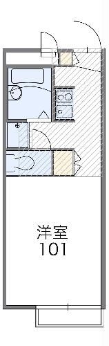 レオパレスJの間取り写真