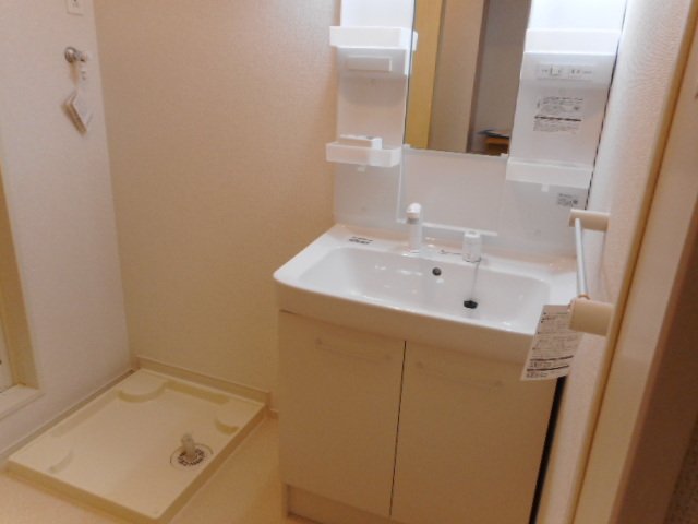 洗面設備　広い洗面スペース