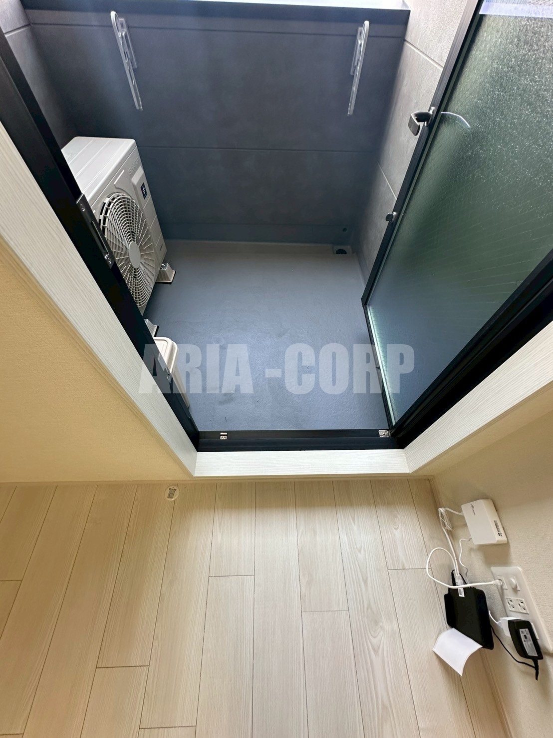 バルコニー　洗濯物も十分干せる広さのバルコニー◎