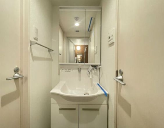 洗面設備　同シリーズ物件のモデルルームになります※現況優先