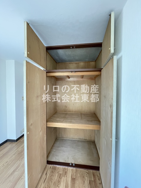 収納　奥行のある収納付です！増えがちな荷物をもスッキリ収納できます