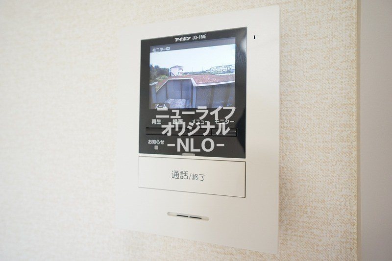 セキュリティ　室内から来訪者を確認できるTVモニターホン付で安心です☆