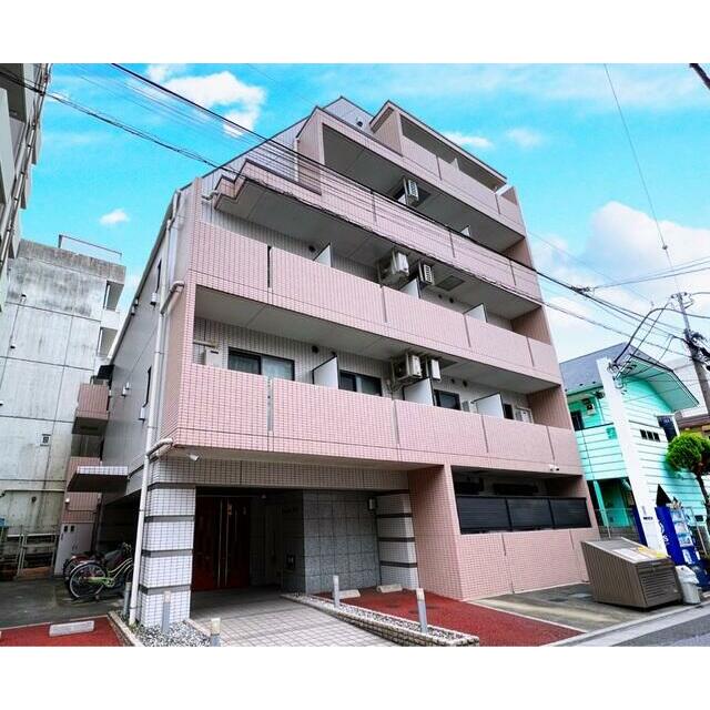 建物外観　全面タイル貼りの重厚感あふれる外観！