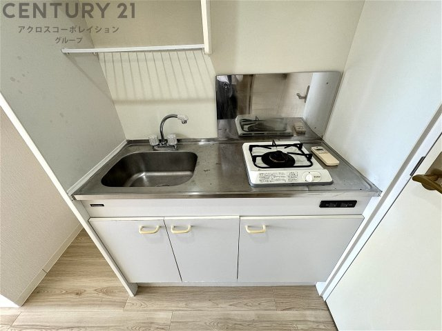 キッチン　ガスコンロ付きのキッチンです♪