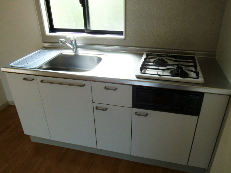 キッチン　システムキッチン　2口ガスコンロ