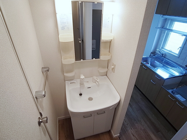 洗面設備　シャンプードレッサー完備