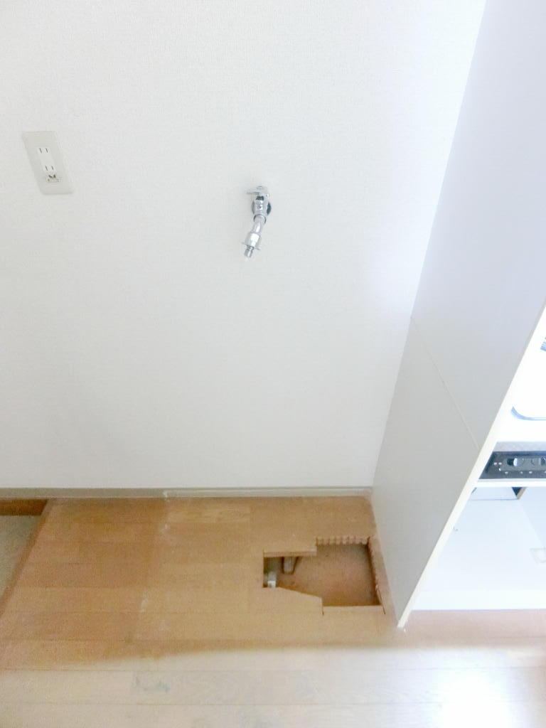 洗面設備　洗濯機置場