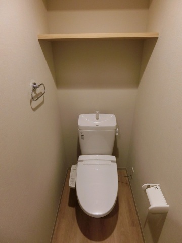 トイレ　同物件別号室の写真